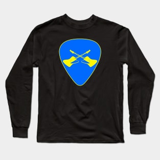 Retro Guitars guitar pick Long Sleeve T-Shirt